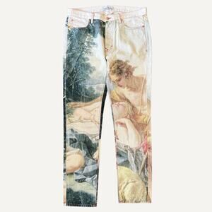 Size 34 - Vivienne Westwood Mens Boucher Straight Denim Pant